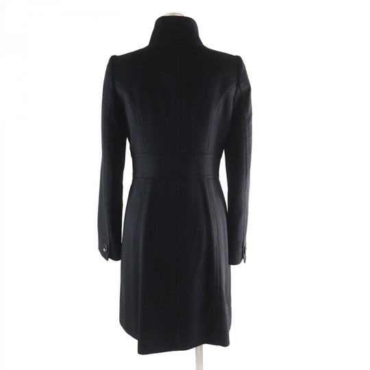 BURBERRY BLACK LABEL coat FNE14-945-09 Outer: 100% cashmere, Lining: 100% cupra black Women 38 Used Authentic