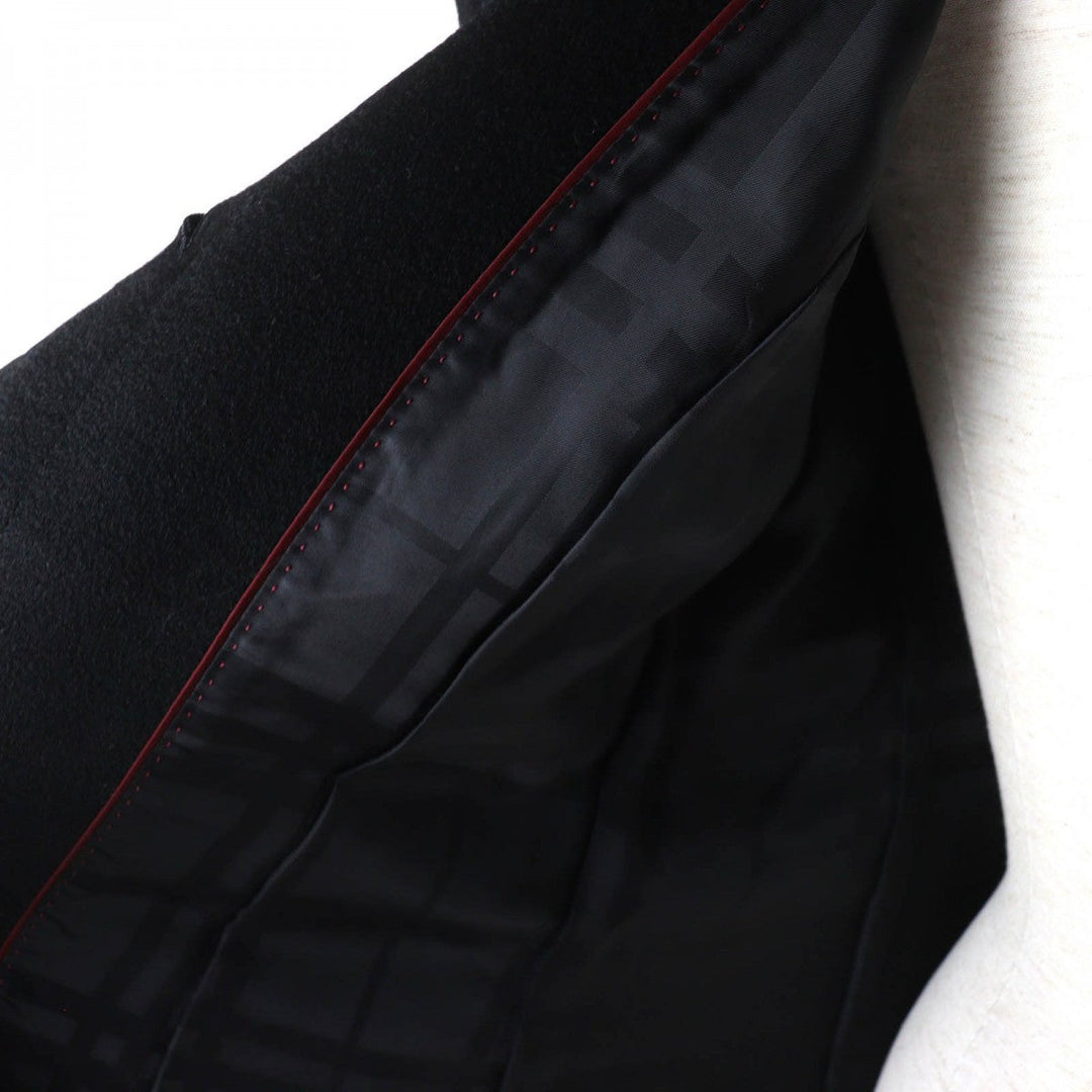 BURBERRY BLACK LABEL coat FNE14-945-09 Outer: 100% cashmere, Lining: 100% cupra black Women 38 Used Authentic