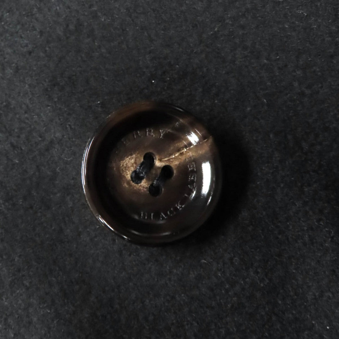 BURBERRY BLACK LABEL coat FNE14-945-09 Outer: 100% cashmere, Lining: 100% cupra black Women 38 Used Authentic