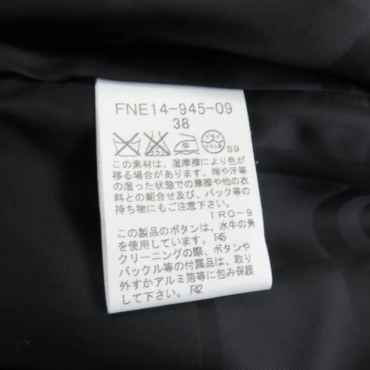 BURBERRY BLACK LABEL coat FNE14-945-09 Outer: 100% cashmere, Lining: 100% cupra black Women 38 Used Authentic