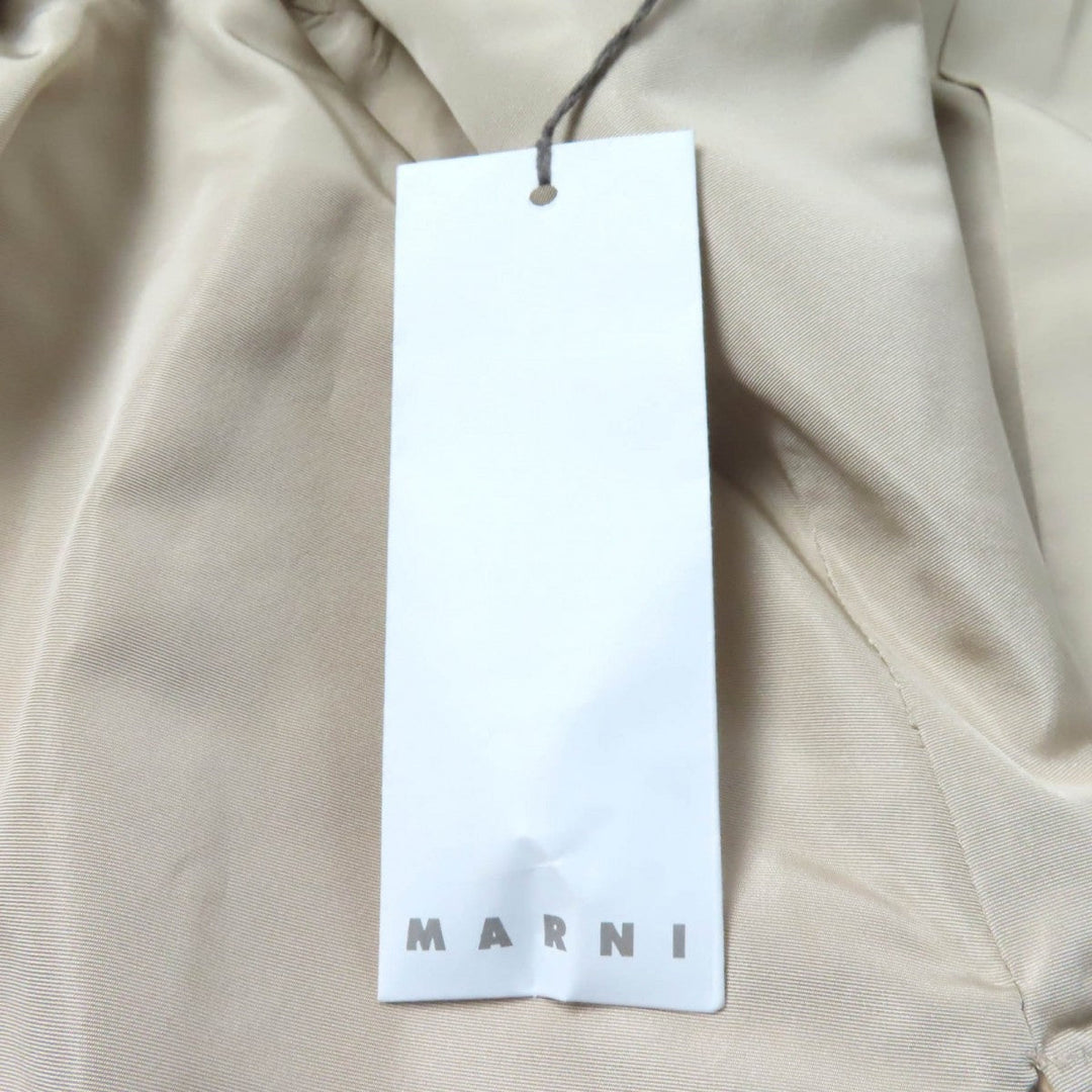 MARNI poncho Outer: 100% Ringtail, Lining: 100% Silk Brown Women 40 Used Authentic