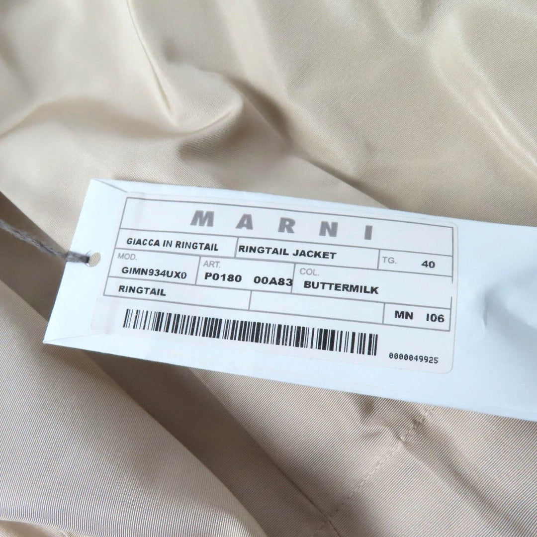 MARNI poncho Outer: 100% Ringtail, Lining: 100% Silk Brown Women 40 Used Authentic