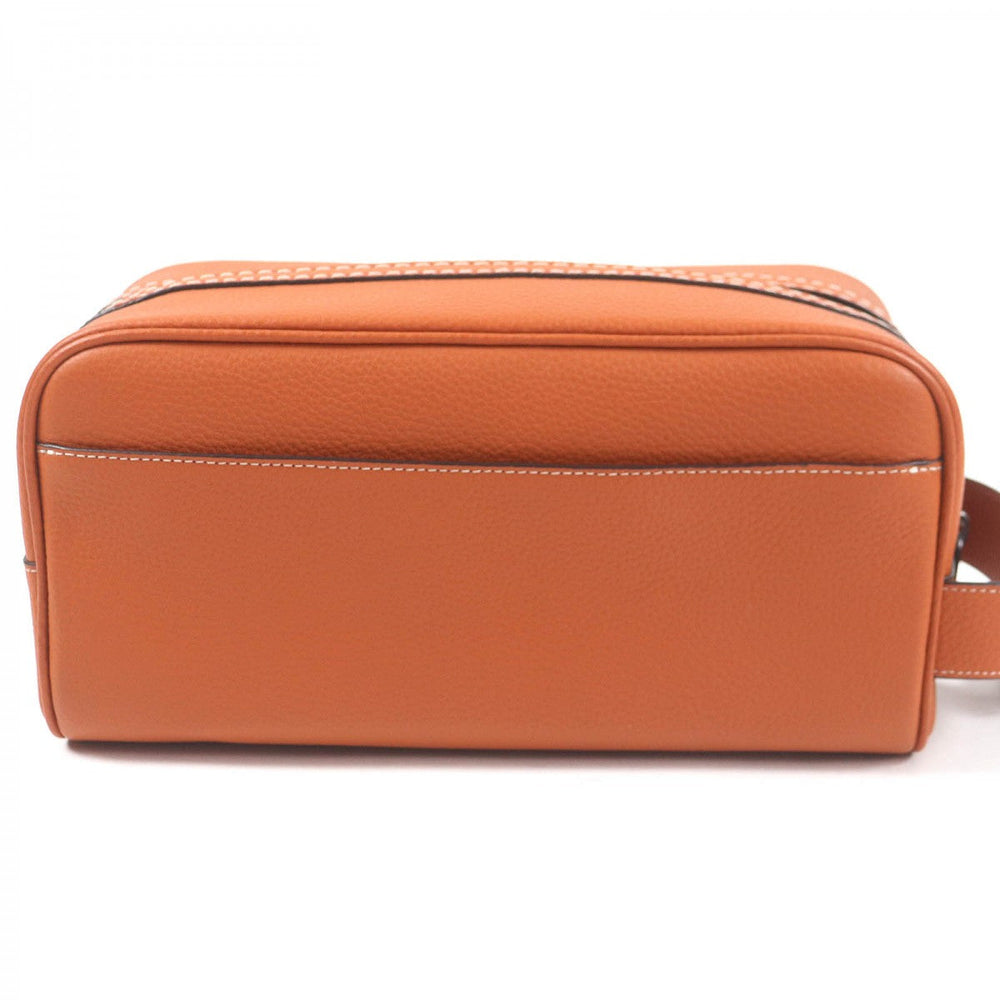 COACH business bag CH077 Main: Leather Brown Large Travel Kit Coach Stripes mens Used Authentic