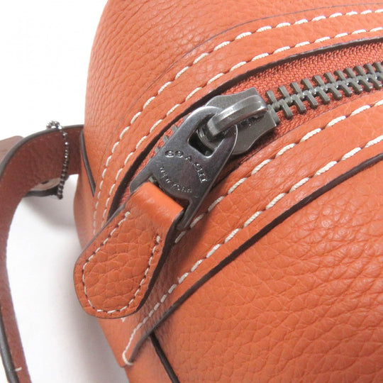 COACH business bag CH077 Main: Leather Brown Large Travel Kit Coach Stripes mens Used Authentic