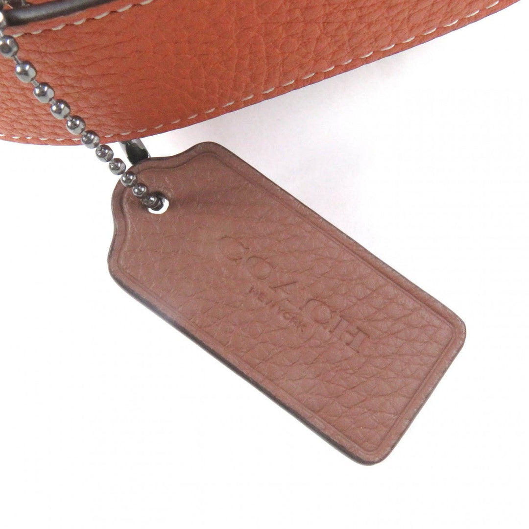 COACH business bag CH077 Main: Leather Brown Large Travel Kit Coach Stripes mens Used Authentic