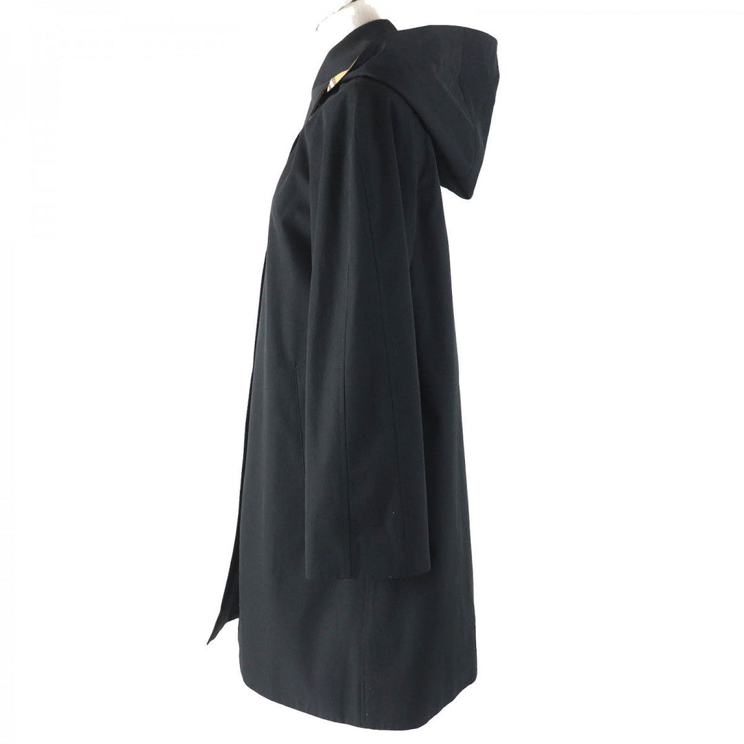 BURBERRY coat 8018746 Outer: 100% cotton, Lining: 100% cotton black Women 38 Used Authentic