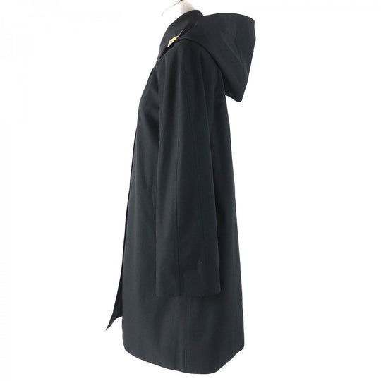 BURBERRY coat 8018746 Outer: 100% cotton, Lining: 100% cotton black Women 38 Used Authentic