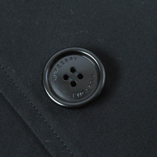 BURBERRY coat 8018746 Outer: 100% cotton, Lining: 100% cotton black Women 38 Used Authentic