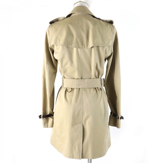 BURBERRY LONDON trench coat 3955590 Outer: 100% cotton, Lining: 100% cotton, Sleeve lining: 60% acetate, Sleeve lining: 40% cupra, Leather part: cowhide beige Women 38 Used Authentic