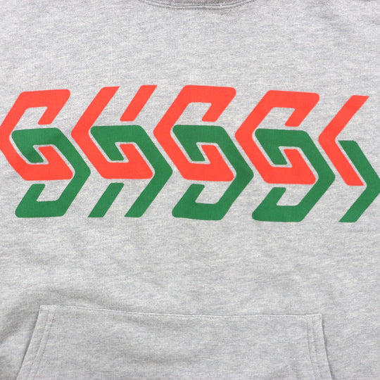 GUCCI Hoodie 715911 Main: 100% cotton, part: 97% cotton, part: 3% polyurethane gray mens S Used Authentic