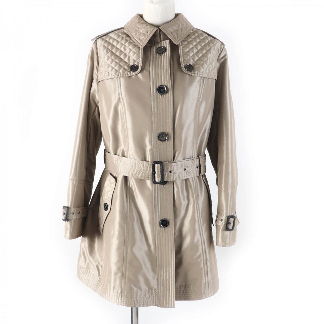 BURBERRY LONDON trench coat FS127-815 Outer material: 100% polyester, Filling: 100% polyester, Lining: 100% cupra, Part: Cowhide beige Women 44 Used Authentic