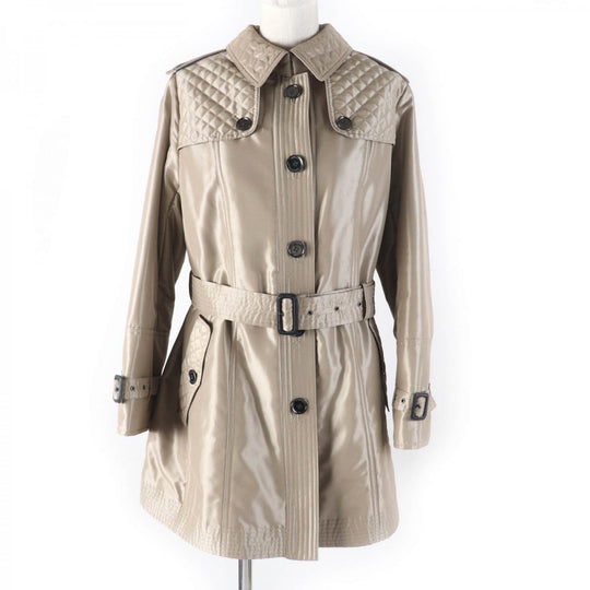 BURBERRY LONDON trench coat FS127-815 Outer material: 100% polyester, Filling: 100% polyester, Lining: 100% cupra, Part: Cowhide beige Women 44 Used Authentic