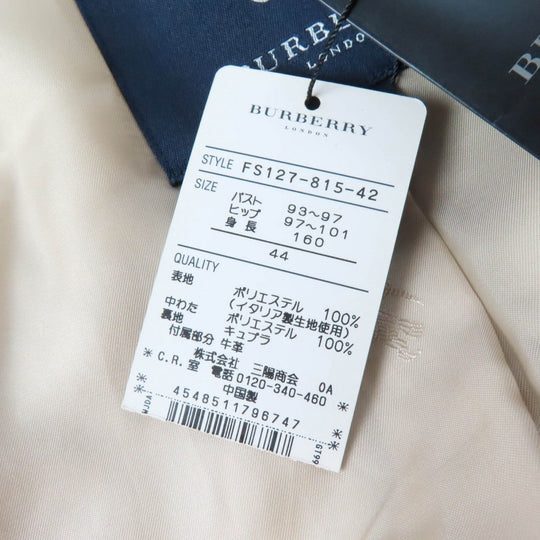 BURBERRY LONDON trench coat FS127-815 Outer material: 100% polyester, Filling: 100% polyester, Lining: 100% cupra, Part: Cowhide beige Women 44 Used Authentic
