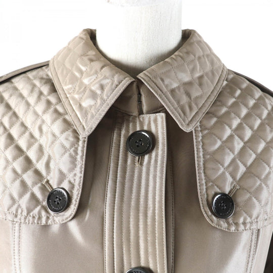 BURBERRY LONDON trench coat FS127-815 Outer material: 100% polyester, Filling: 100% polyester, Lining: 100% cupra, Part: Cowhide beige Women 44 Used Authentic