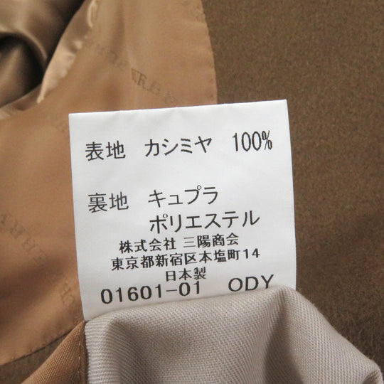BURBERRY LONDON Stainless collar coat Main: 100% cashmere, lining: cupra, lining: polyester Brown mens Used Authentic