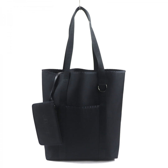 CELINE Tote Bag 11008 Main: Nylon black Trekking Bar Tikal Kaba mens Used Authentic