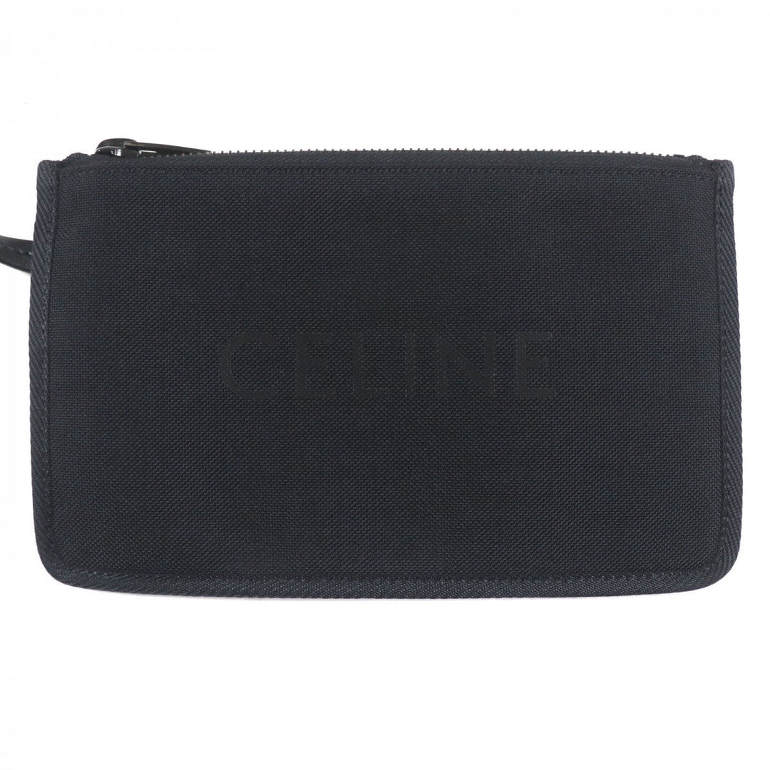 CELINE Tote Bag 11008 Main: Nylon black Trekking Bar Tikal Kaba mens Used Authentic