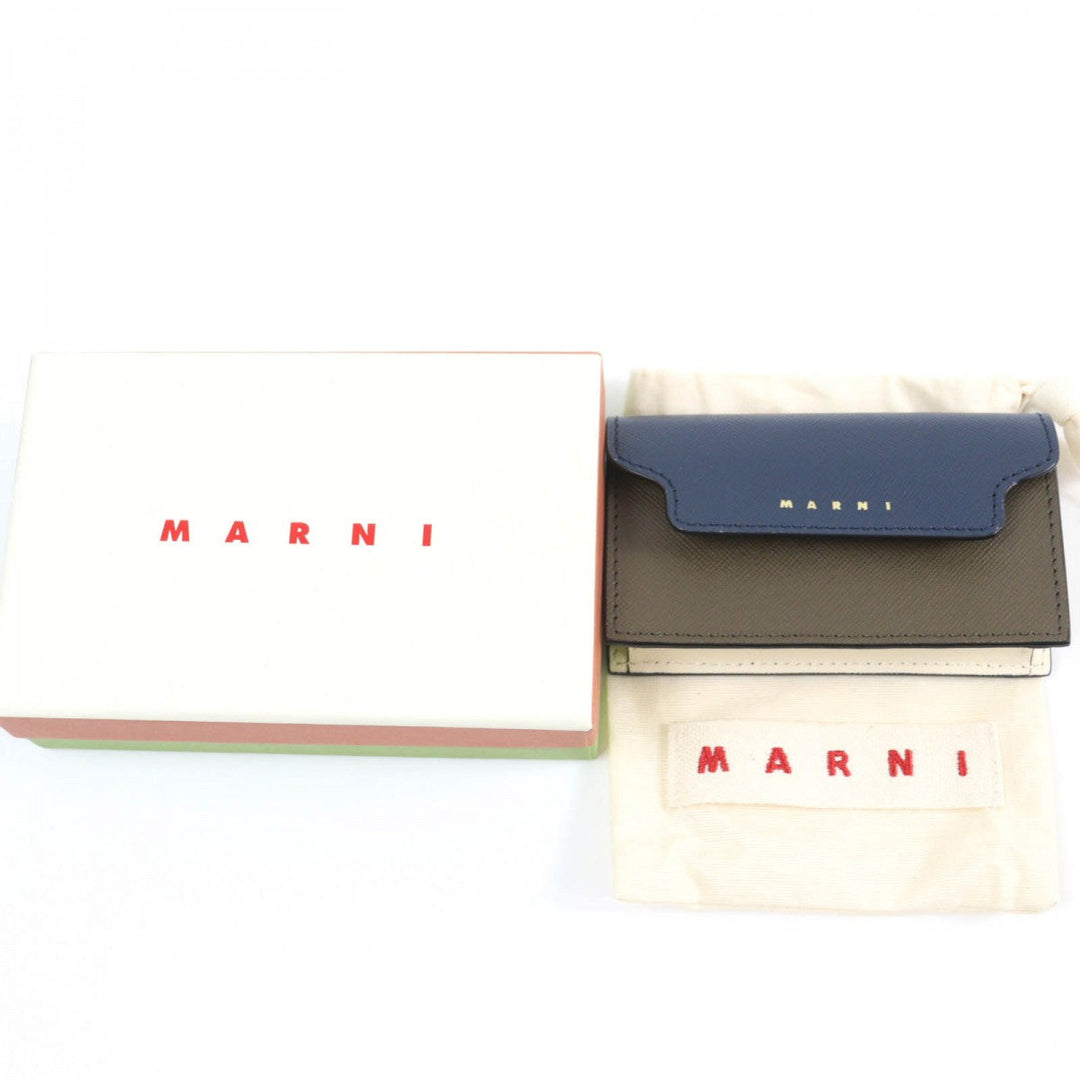 MARNI Card Case PFMO0074U0 P2644 Main: Leather multicolor Women Used Authentic