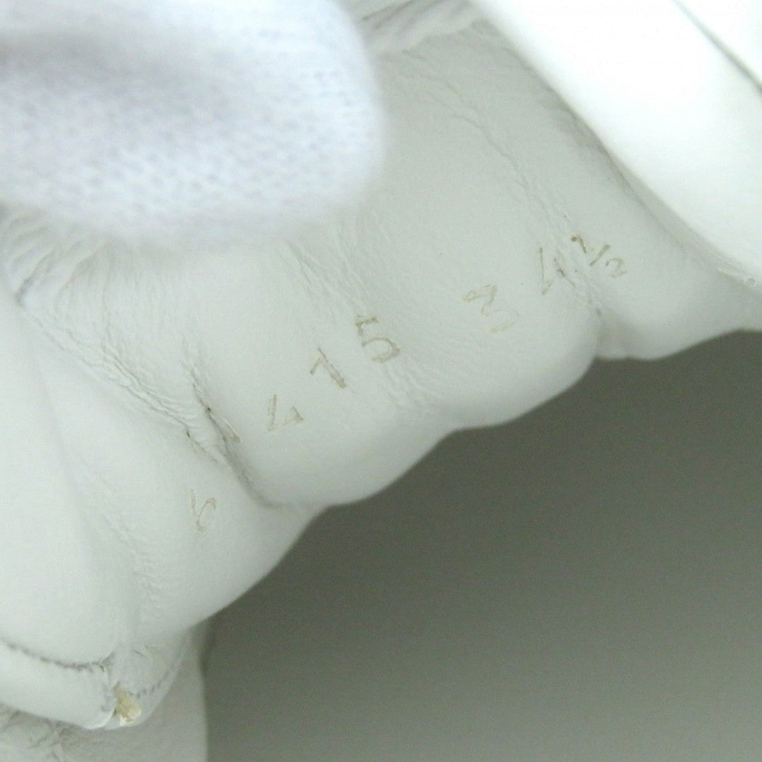 GUCCI Low cut sneakers 670415 Main: Leather White Blue Green Red Women 34.5 Used Authentic