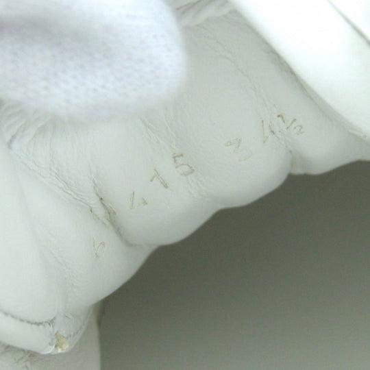 GUCCI Low cut sneakers 670415 Main: Leather White Blue Green Red Women 34.5 Used Authentic