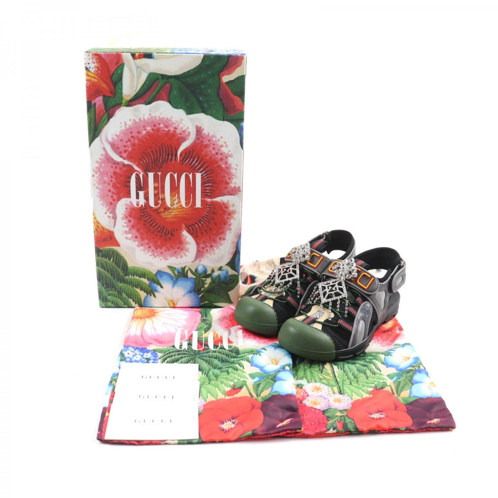 GUCCI Sandals 571557 Main: Leather Multi Women 36 Used Authentic