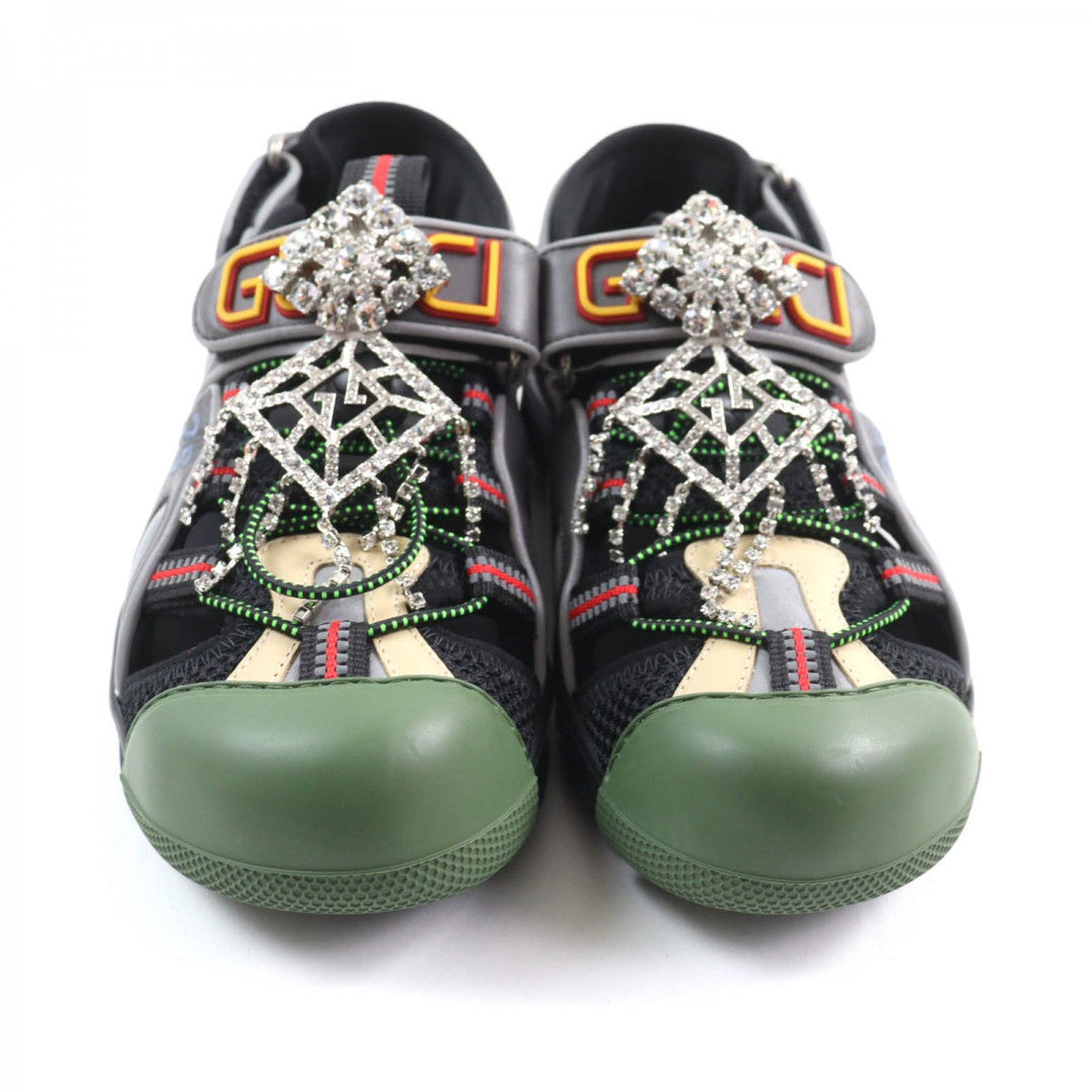 GUCCI Sandals 571557 Main: Leather Multi Women 36 Used Authentic