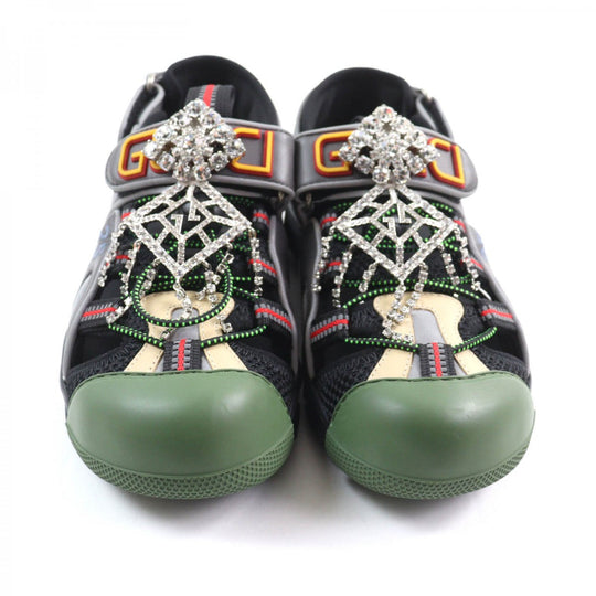 GUCCI Sandals 571557 Main: Leather Multi Women 36 Used Authentic