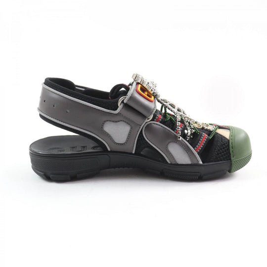 GUCCI Sandals 571557 Main: Leather Multi Women 36 Used Authentic
