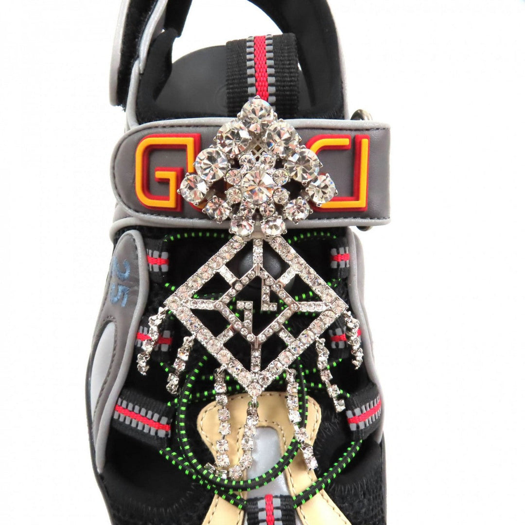 GUCCI Sandals 571557 Main: Leather Multi Women 36 Used Authentic