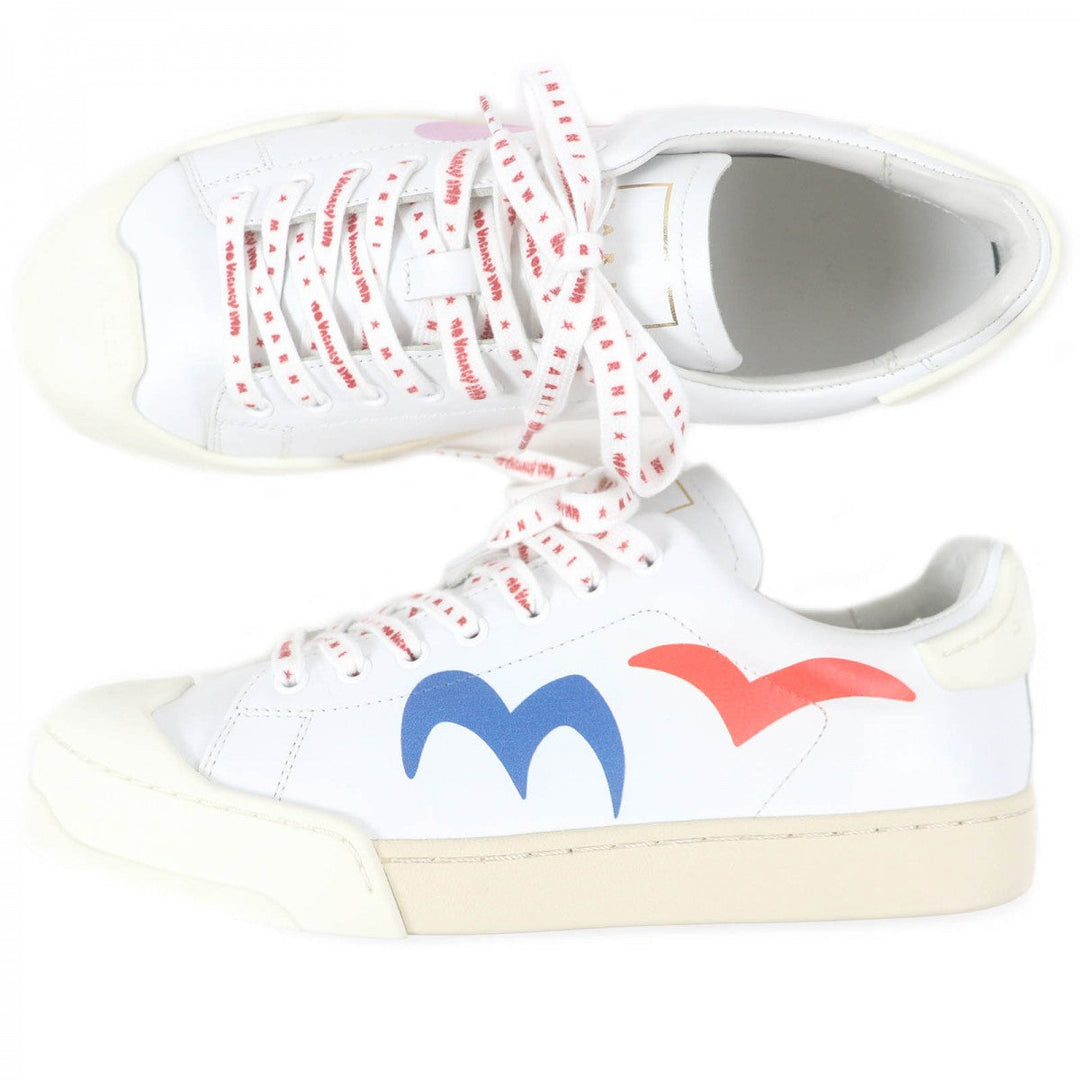 MARNI Low cut sneakers SNZU014501 leather white DADA BUMPER Dada Bumper 41