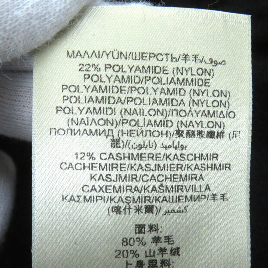 BURBERRY LONDON trench coat Outer: 80% wool, Outer: 20% cashmere, Lining: 100% viscose (rayon), Part: 66% wool, Part: 22% polyamide (nylon) black Women 36 Used Authentic