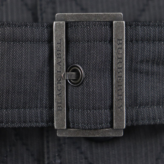 BURBERRY BLACK LABEL trench coat Outer: 60% polyester, Outer: 40% cotton, Filling: 100% polyester, Lining: Cupra, Lining: Polyester Dark gray mens M Used Authentic