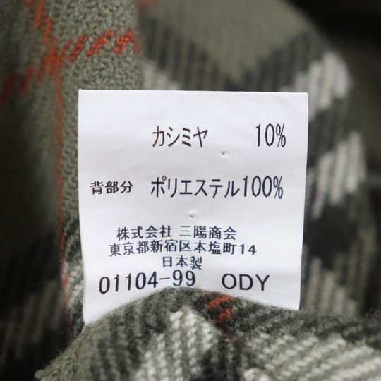 BURBERRY LONDON Stainless collar coat Outer: 100% cotton, Lining: cotton, Sleeve lining: polyester, Liner: 90% wool, Liner: 10% cashmere iridescent mens Used Authentic