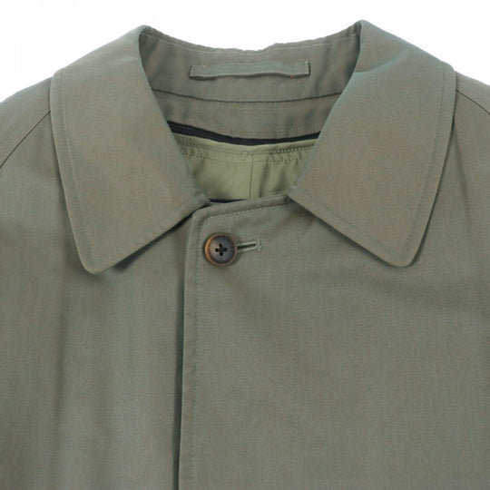 BURBERRY LONDON Stainless collar coat Outer: 100% cotton, Lining: cotton, Sleeve lining: polyester, Liner: 90% wool, Liner: 10% cashmere iridescent mens Used Authentic