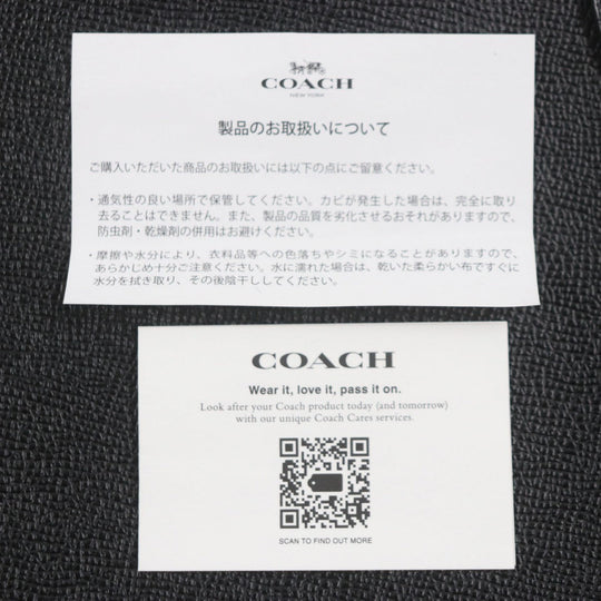 COACH Briefcase C8173 leather black Graham Structured