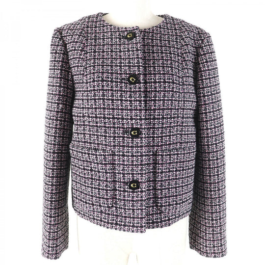 COACH No color jacket CO841 Main: 53% polyester, Main: 47% acrylic, Lining: 58% polyester, Lining: 42% rayon Black Pink White Women XS Used Authentic