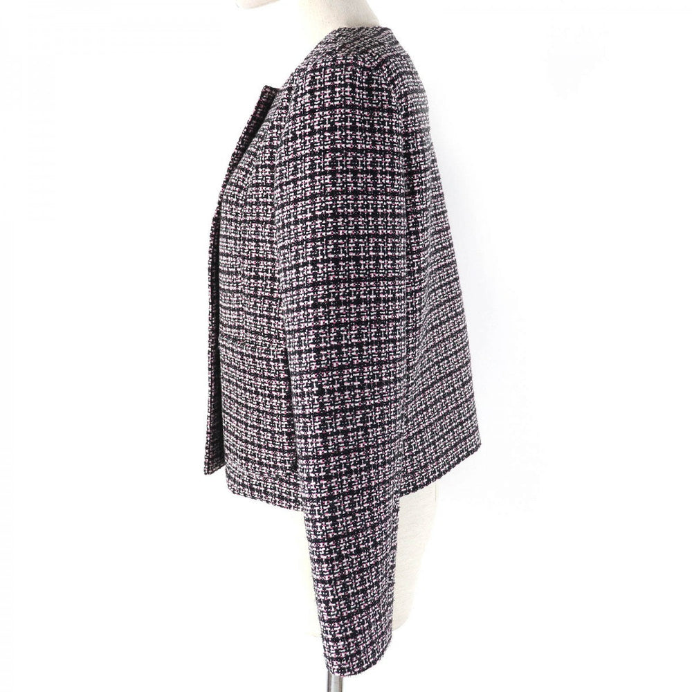 COACH No color jacket CO841 Main: 53% polyester, Main: 47% acrylic, Lining: 58% polyester, Lining: 42% rayon Black Pink White Women XS Used Authentic