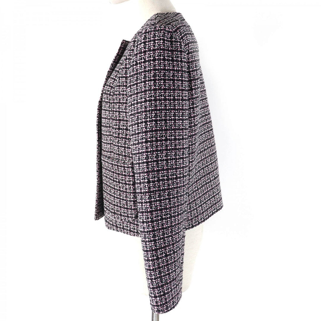 COACH No color jacket CO841 Main: 53% polyester, Main: 47% acrylic, Lining: 58% polyester, Lining: 42% rayon Black Pink White Women XS Used Authentic