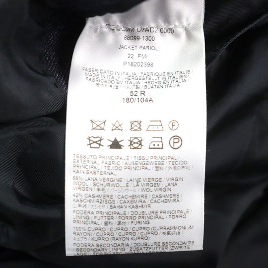 Brioni suit wool Navy PARIOLI