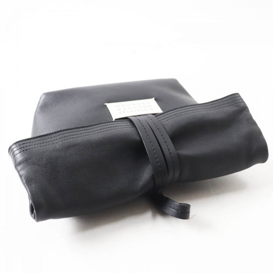 Maison Margiela Clutch bag SB2WD0082 Main: Leather black Paper mens(Unisex) Used Authentic