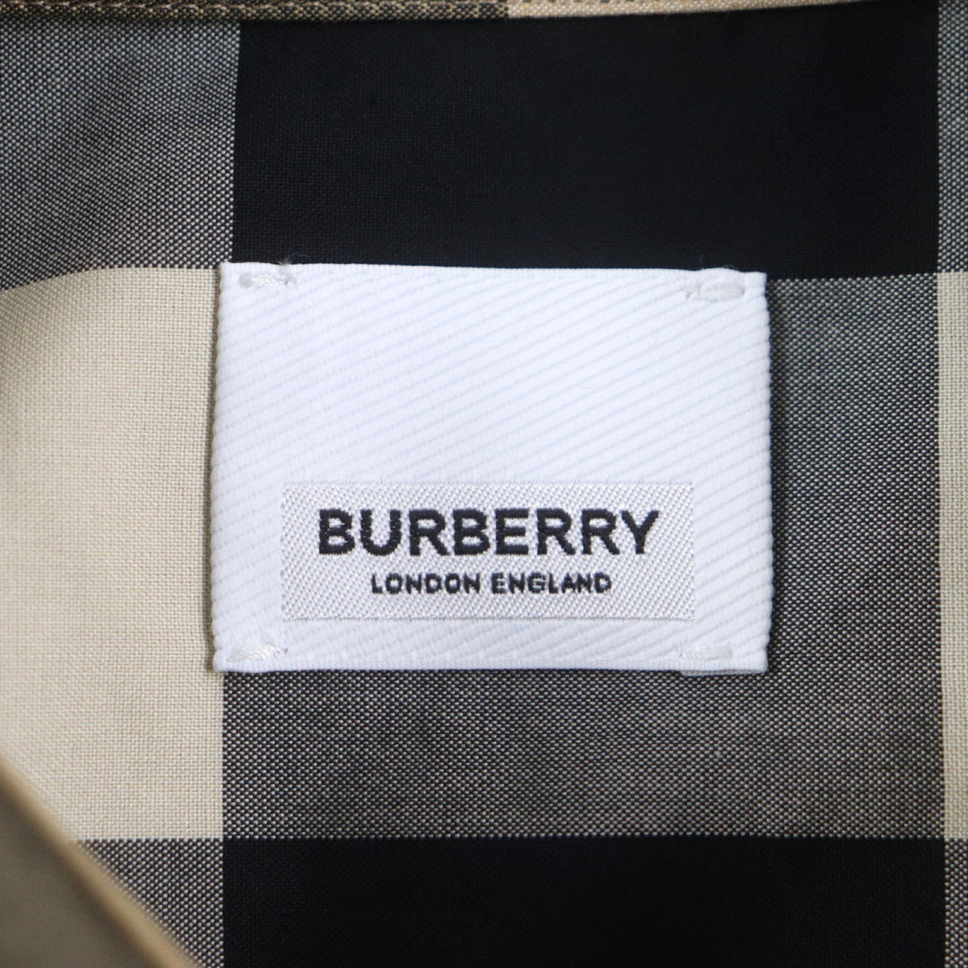 BURBERRY Long sleeve shirt 8071445 Main: 100% cotton Brown mens S Used Authentic