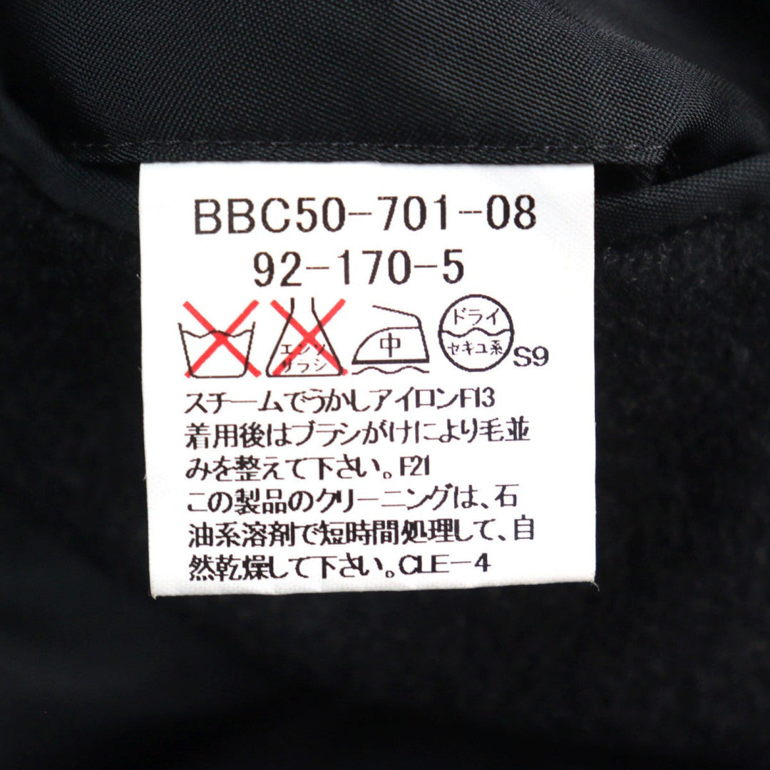 BURBERRY LONDON Stainless collar coat BBC50-701-08 Outer: 100% cashmere, Lining: Cupra, Sleeve lining: Polyester Dark gray mens Used Authentic