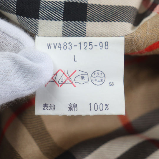 BURBERRY Mod coat Outer: 100% cotton, Lining: Cupra, Sleeve lining: Cupra, Filling: Polyester, Liner: 100% cotton khaki mens L Used Authentic