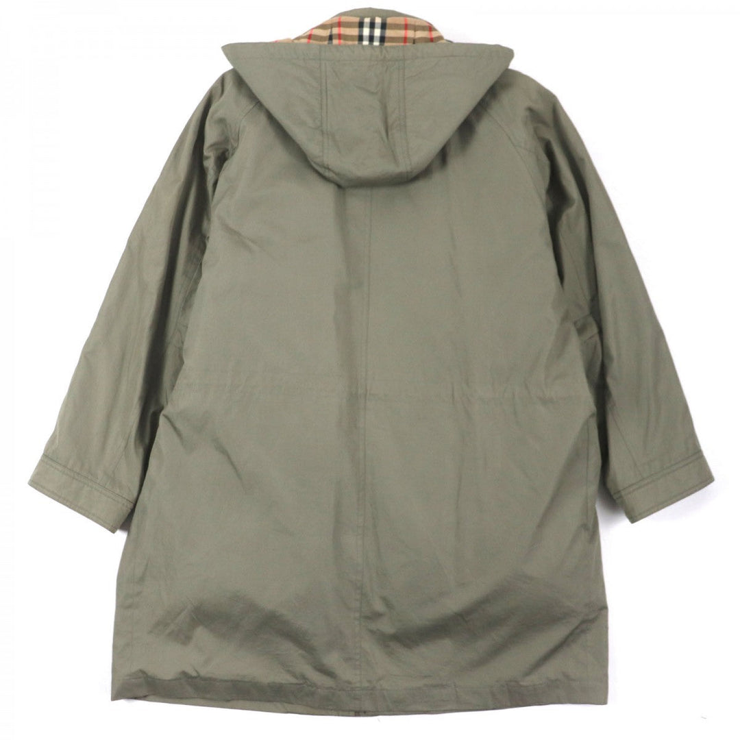 BURBERRY Mod coat Outer: 100% cotton, Lining: Cupra, Sleeve lining: Cupra, Filling: Polyester, Liner: 100% cotton khaki mens L Used Authentic