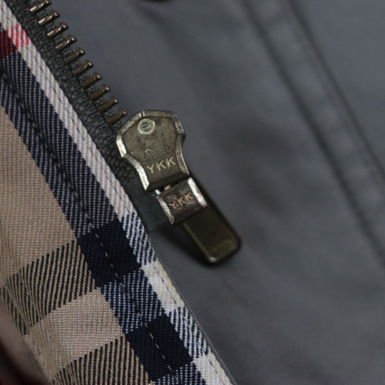 BURBERRY Mod coat Outer: 100% cotton, Lining: Cupra, Sleeve lining: Cupra, Filling: Polyester, Liner: 100% cotton khaki mens L Used Authentic