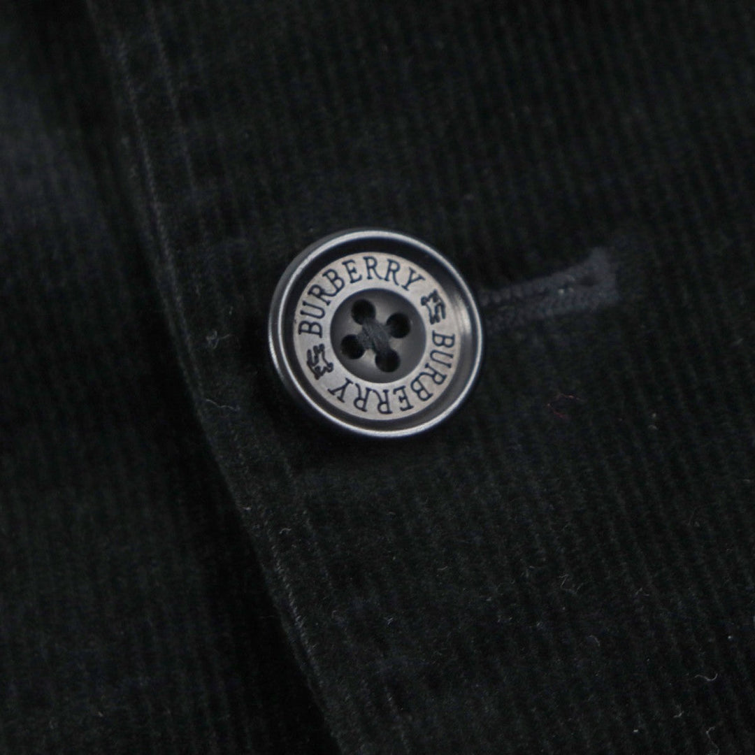 BURBERRY BLACK LABEL tailored jacket Outer: 97% wool, Outer: 3% polyurethane, Lining: polyester, Lining: cupra, Sleeve lining: cupra black mens L Used Authentic