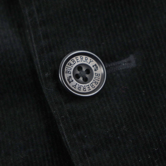 BURBERRY BLACK LABEL tailored jacket Outer: 97% wool, Outer: 3% polyurethane, Lining: polyester, Lining: cupra, Sleeve lining: cupra black mens L Used Authentic