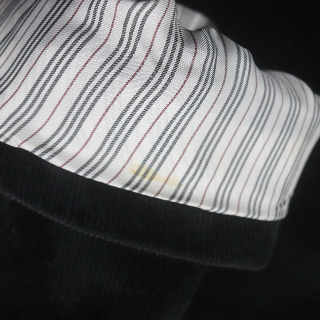 BURBERRY BLACK LABEL tailored jacket Outer: 97% wool, Outer: 3% polyurethane, Lining: polyester, Lining: cupra, Sleeve lining: cupra black mens L Used Authentic