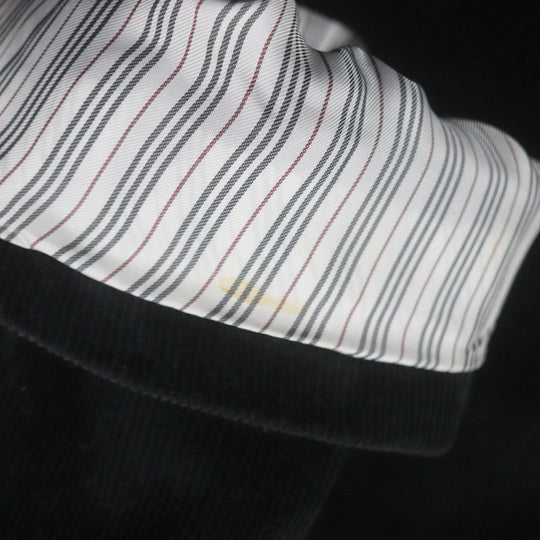 BURBERRY BLACK LABEL tailored jacket Outer: 97% wool, Outer: 3% polyurethane, Lining: polyester, Lining: cupra, Sleeve lining: cupra black mens L Used Authentic