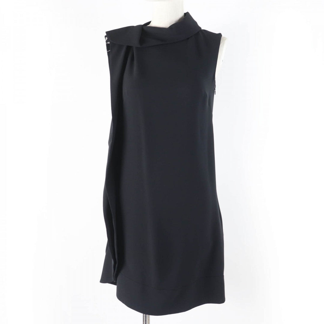 VALENTINO dress Main: 100% silk, Lining: 91% rayon, Lining: 9% polyurethane black Women 36 Used Authentic